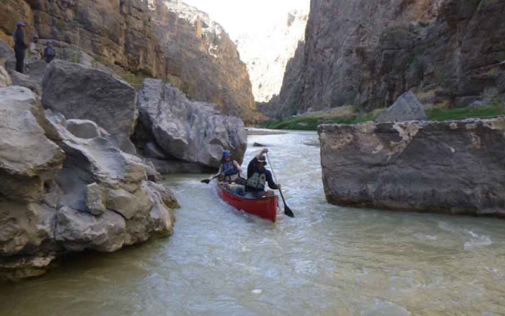 texas big bend whitewater canoeing trip for young adults